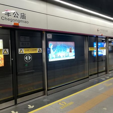 Shenzhen Duowei Luxury Apartment Chegongmiao Branch Exteriör bild