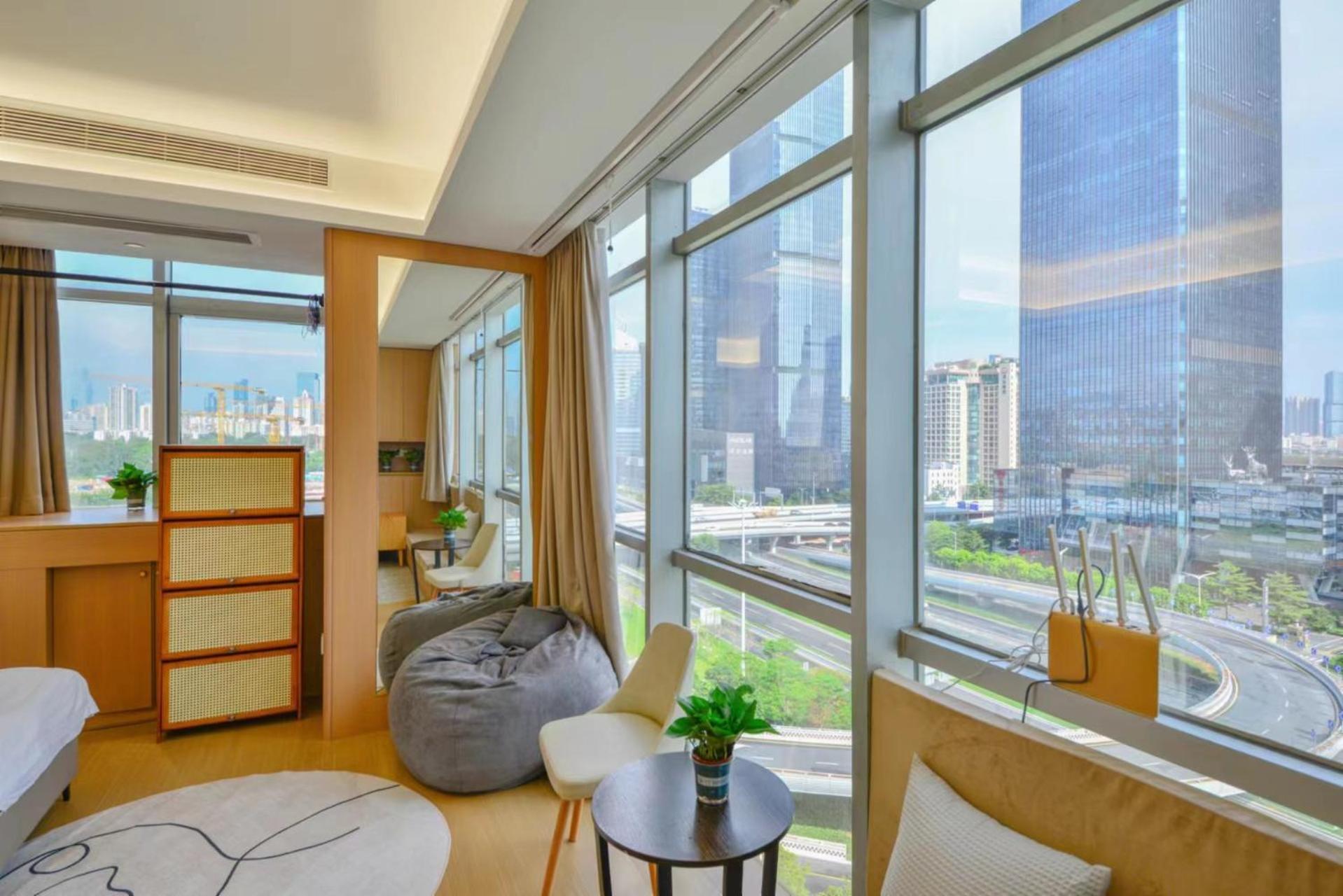Shenzhen Duowei Luxury Apartment Chegongmiao Branch Exteriör bild