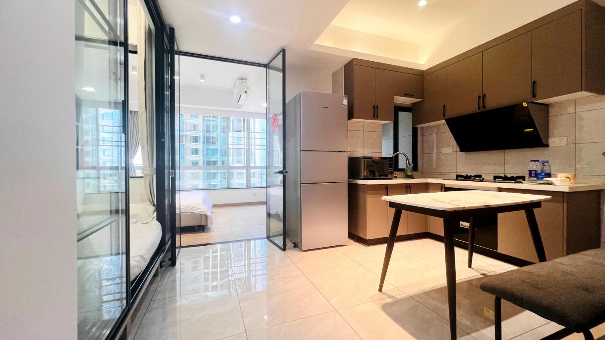 Shenzhen Duowei Luxury Apartment Chegongmiao Branch Exteriör bild